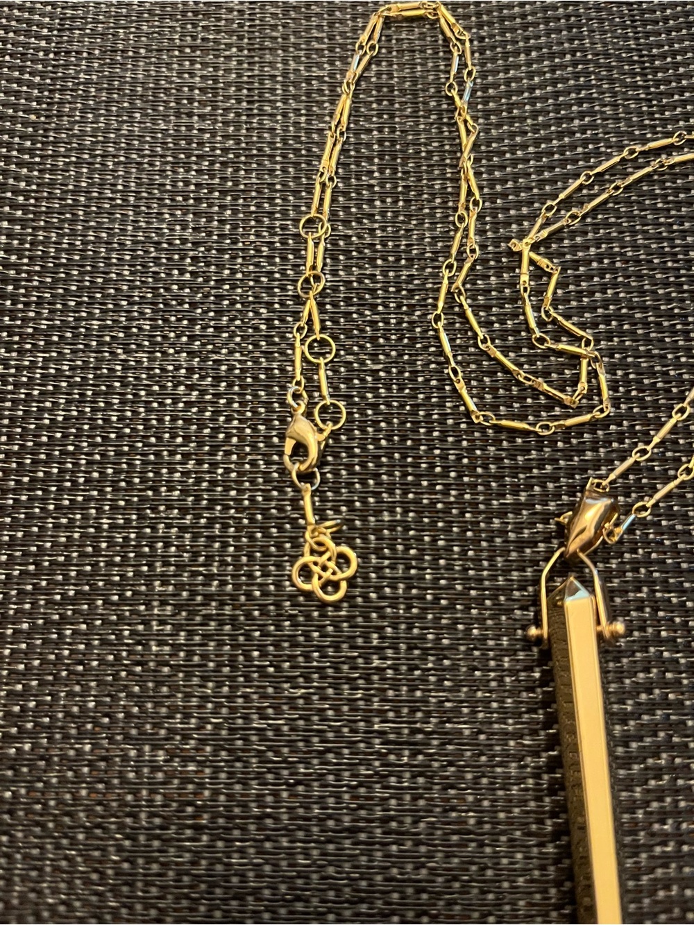Stella & Dot Gold “Rebel” Necklace - Picture 3 of 3